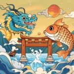 Chinese Mythology: Carp Jumping Long Men Gate