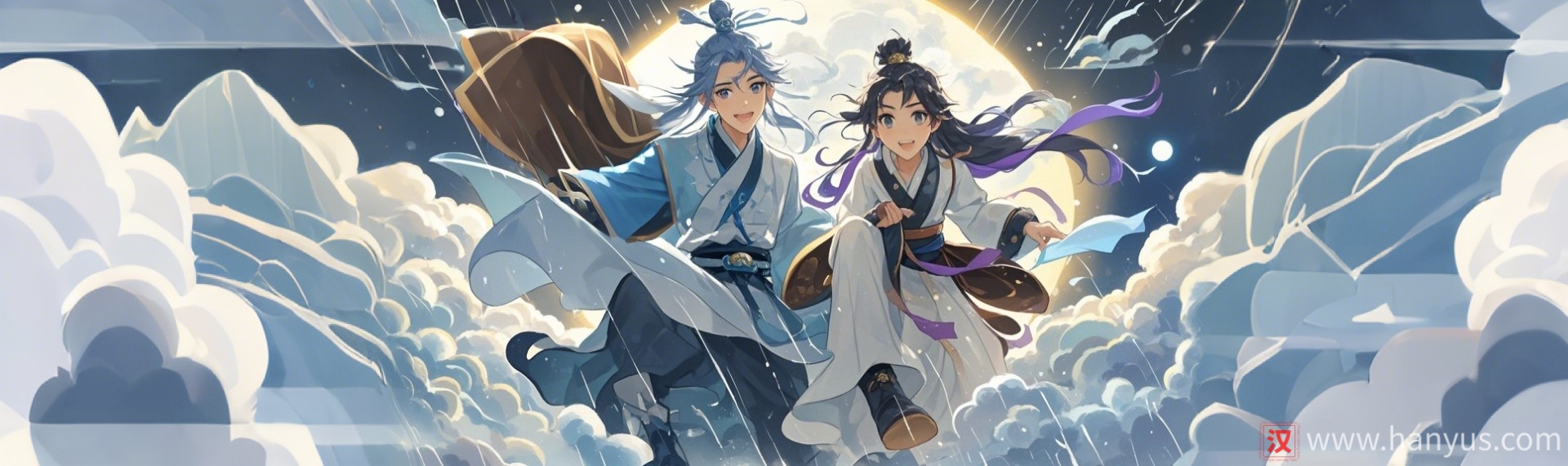 Chinese Mythology: Feng Bo (Wind God) and the Yu Shi (Rain God)