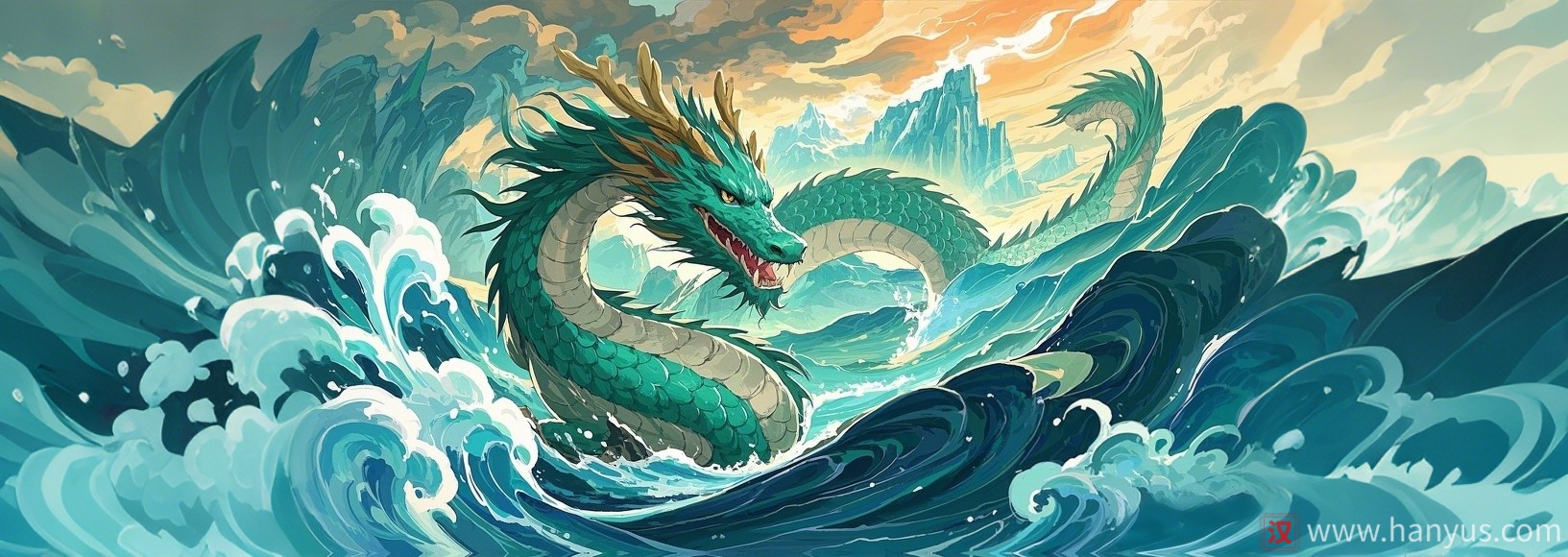 Chinese Mythology: Ao Guang, the Long King of the East China Sea