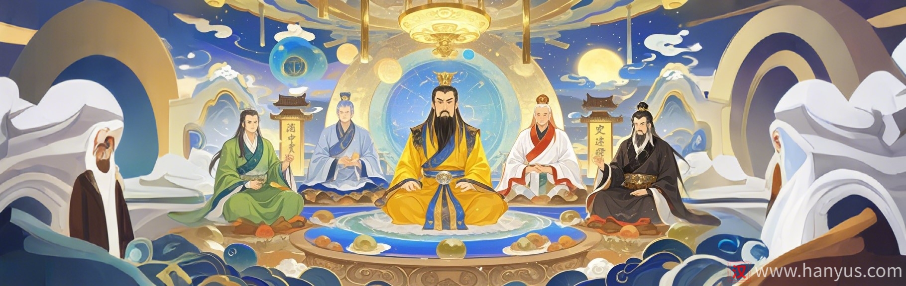 Chinese Mythology: Wu Fang Tian Di (The Five Heavenly Emperors)