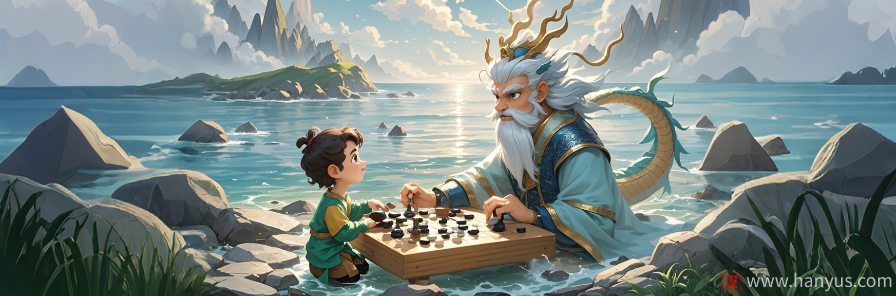 Chinese Folktale: The Long King Loses Chess