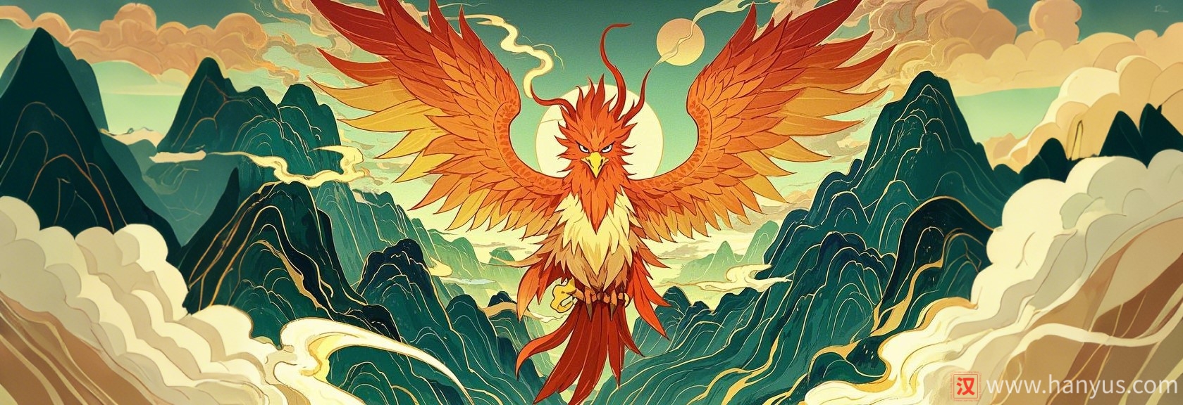 Chinese Mythology: The Zhu Que（朱雀），the Vermilion Bird